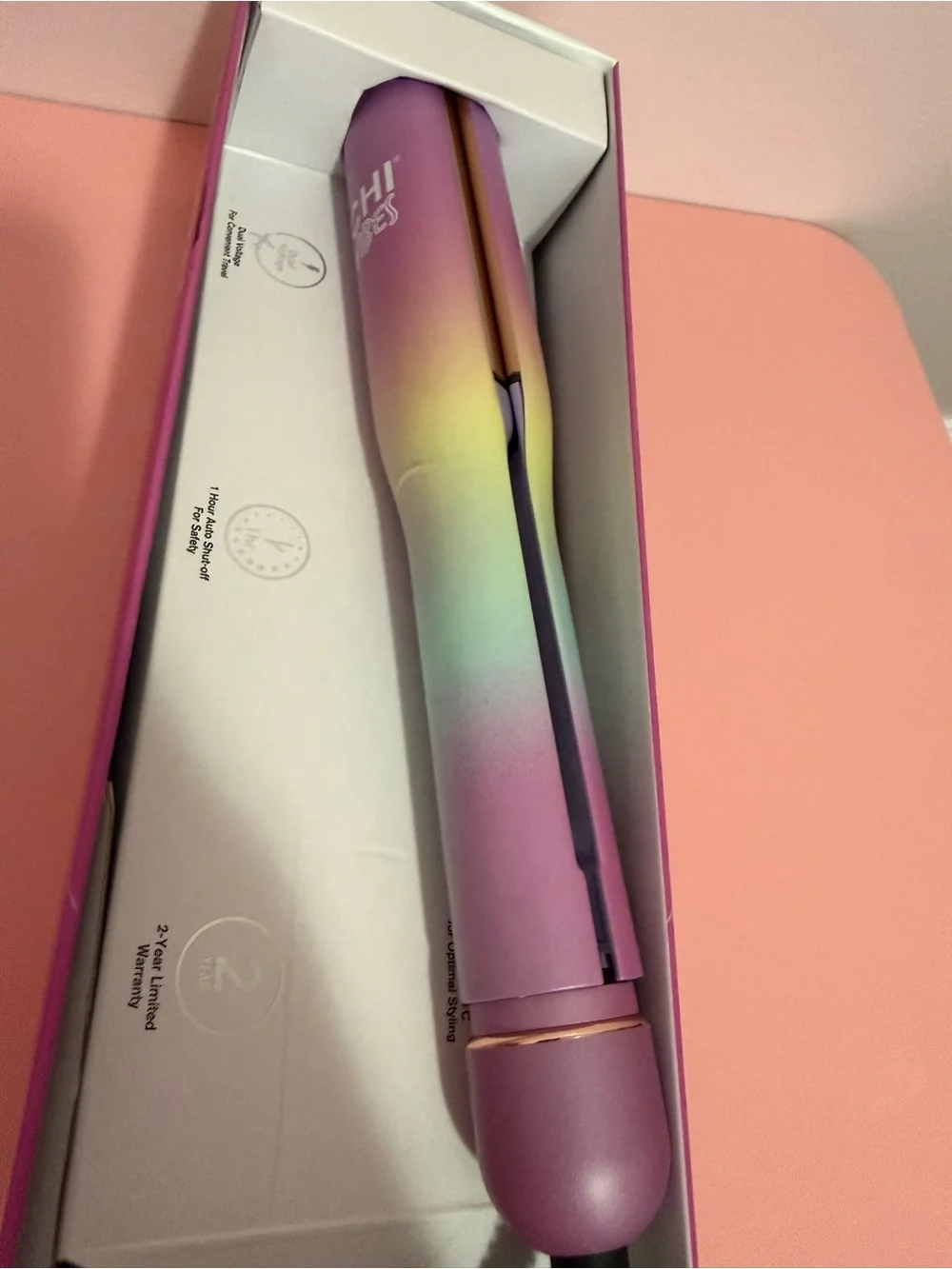 CHI Vibes Wave On Multifunctional Hairstyling Waver — Iridescent Pink/Purple